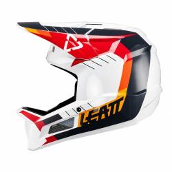 Full-face каска Leatt Gravity 2.0 MTB 2025 - Бяла/Червена
